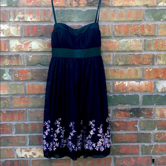 City Triangles Dresses & Skirts - Black and purple party/cocktail dress